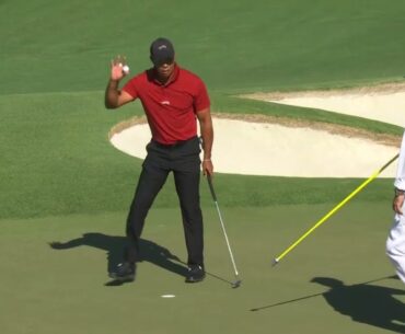 Tiger Woods birdies Hole 2 for the first time this week | 2024 Masters