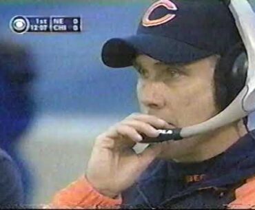 2002 NFL Wk 10 New England Patriots @ Chicago Bears; Tom Brady