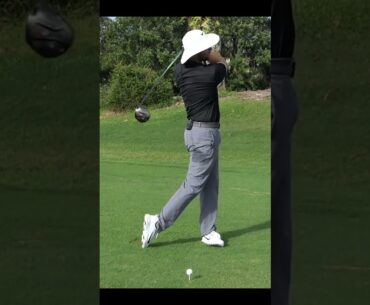 Weight transfer through entire sequence of the golf swing
