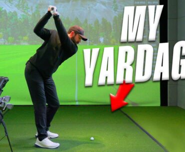 Rick Shiels' full bag gapping session! (every club distances)