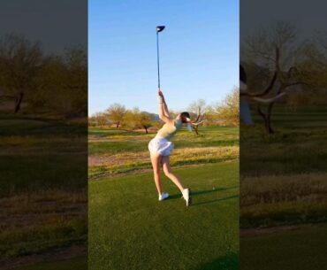 Claire Bear #golf #golfswing #shorts
