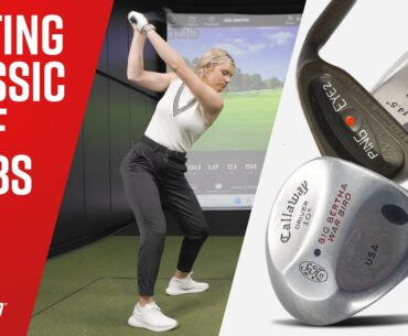 Testing CLASSIC Golf Clubs w/ Emma Carpenter