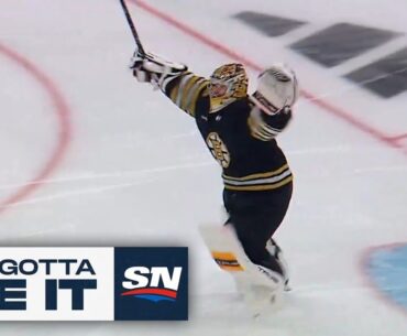 GOTTA SEE IT : David Pastrnak Downs Maple Leafs With OT Marker In Game 7