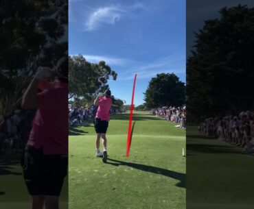 Thomas Pieters Worldclass Tee Shot at Liv Golf Adelaide