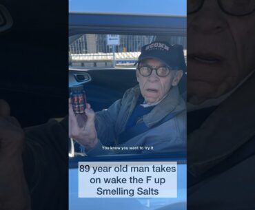 89 year old man versus Yep Strength wake the F up smelling salts 🧂⏰🚀