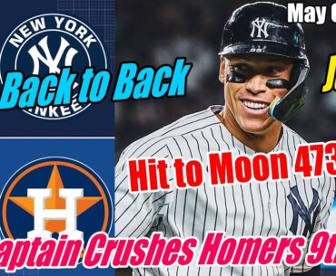 Yankees vs. Astros [Aaron Jude 9th HR] Highlights May 09, 2024 | Captain Crushes Homers 9th 😱