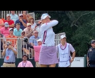 Annika Sorenstam Golf Swing at 54 Years Of Age Insperity Tournament 2024