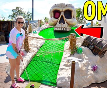 We've Never Seen a Mini Golf Course Like This! - It's Amazing!