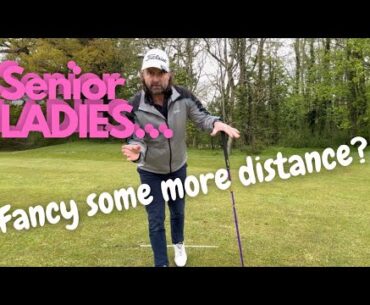 Senior Lady Golfers! Get More Distance Now!