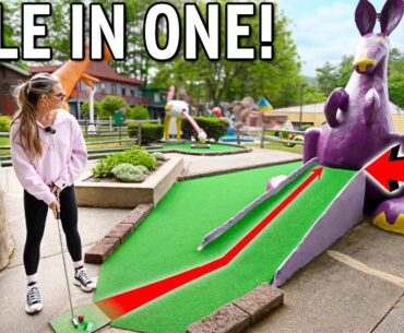 We Found an AWESOME Old School Mini Golf Course!