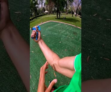 😱bella Ciao parkour in playground | sliding & climbing pov | #viral #UKPOV #ytshorts #slide #parkour