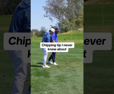 Chipping tip I never knew about