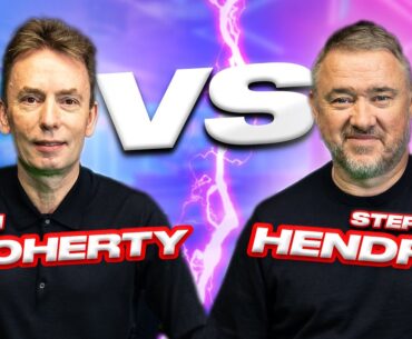 Ken Doherty VS Stephen Hendry In The CLOSEST Snooker Skills Battle!