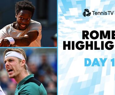 Shapovalov & Darderi Thriller, Monfils & Mensik Kick Things Off | Rome 2024 Highlights Day 1