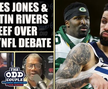 James Jones Beefs With Austin Rivers over NBA Players Playing in NFL Take | THE ODD COUPLE