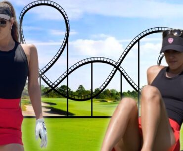 This was a CRAZY ROUND OF GOLF...9 hole Stroke Play | Sabrina Andolpho