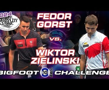 FEDOR GORST vs WIKTOR ZIELINSKI - 2024 Derby City Classic Bigfoot 10-Ball Challenge.