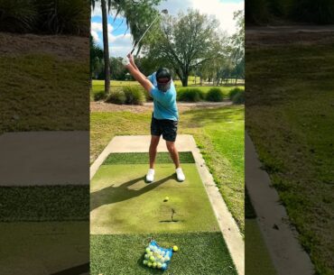 Wedge Swing Face On Slow Motion