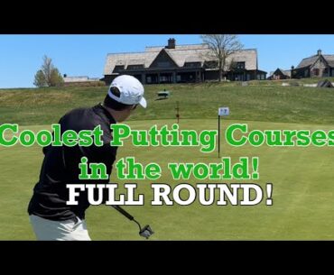 Coolest Putting Courses in the World | Charity Tournament | FULL ROUND