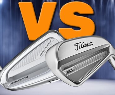 Titleist T150 vs Ping Blueprint S Irons: 2024 Forged Face Off!