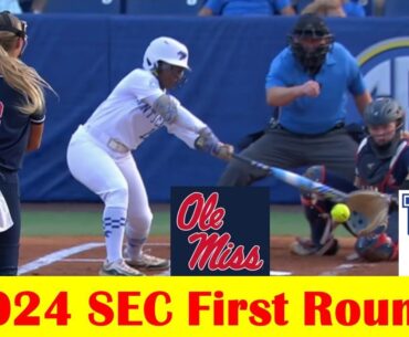 Ole Miss vs Kentucky Softball Game Highlights, 2024 SEC Tournament First Round