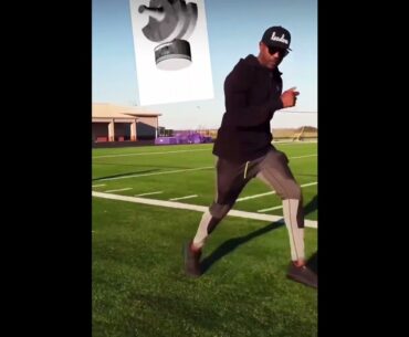 Dallas Cowboys DB Israel Mukuamu Working on Acceleration Mechanics w Justin Gatlin
