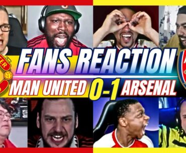 ARSENAL & UNITED FANS REACTION TO MAN UNITED 0-1 ARSENAL | PREMIER LEAGUE