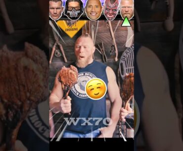 Randy Orton VS Roman Reigns VS The Rock VS The Boogeyman VS Brock Lesnar - Eat😋