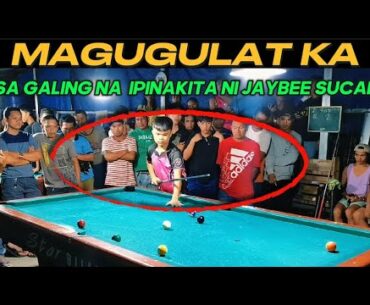JAYBEE SUCAL WALANG PINIPILING ORA'S PAG DATING SA LARANGAN NG BILLIARD WATCH NOW 😱