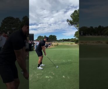 Epic Tee Shot from Cameron Tringale at LIV Golf Adelaide