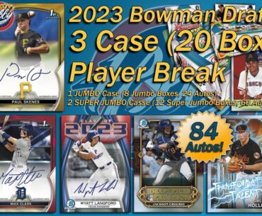 CASE #1 of 3 (SJ)   -   2023 BOWMAN DRAFT 3 Case (2SJ+1Jumbo) Player Break eBay 05/06/24