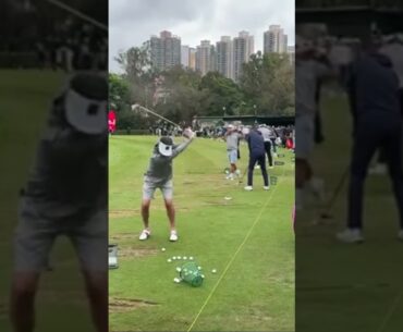 LIV Golf Hong Kong 2024 - Bubba Watson Driving Range Warm Up #golf #sports #golfswing #shorts