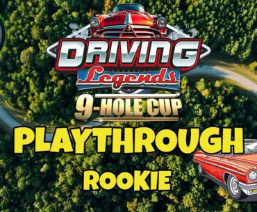 ROOKIE Playthrough, Hole 1-9 - Driving Legends 9-hole cup! *Golf Clash Guide*