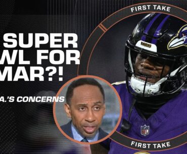 Stephen A. is CONCERNED Lamar Jackson will never win a Super Bowl 😯 | First Take