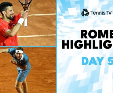 Tabilo Stuns Djokovic; Zverev, Fritz, Shelton & More! | Rome 2024 Highlights Day 5