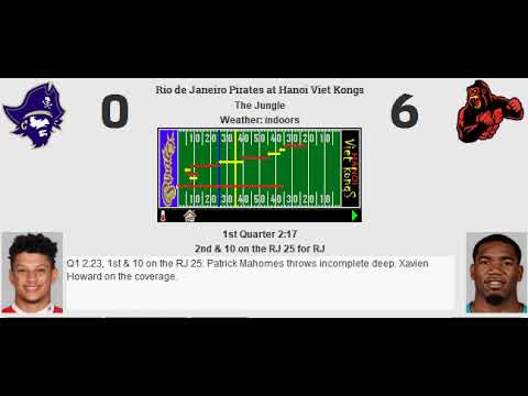Week 16: Rio de Janeiro Pirates (12-3) @ Hanoi Viet Kongs (7-8) Week 16: Rio de Janeiro Pirates (12-3) @ Hanoi Viet Kongs (7-8)