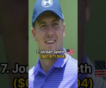 Top 10 PGA Career Money Leaders #shorts #short #viral #top10 #top #sports #golf #world