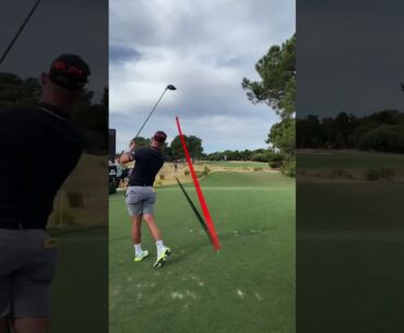 Lucas Herbert's Testing Tee Shot at LIV Golf Adelaide