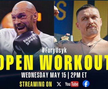 Tyson Fury vs Oleksandr Usyk | OPEN WORKOUT