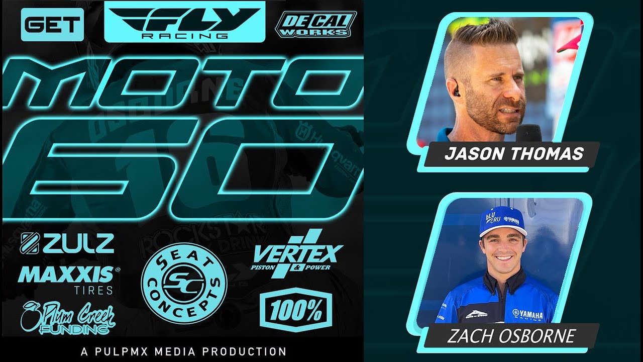 Fly Racing Moto:60 Show – Salt Lake City SX 2024 with Jason Thomas & Zach Osborne Fly Racing Moto:60 Show - Salt Lake City SX 2024 with Jason Thomas & Zach Osborne