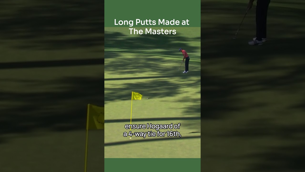 Long Putts Made at The Masters – Hojgaard #golf #augustanational Long Putts Made at The Masters - Hojgaard #golf #augustanational