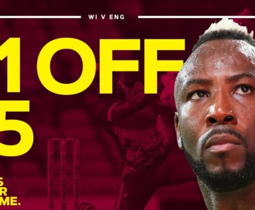 Dre Russ On The Charge! | Smashes 51 Runs off 25 Balls | West Indies v England