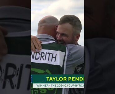 The winning moment for Taylor Pendrith #shorts