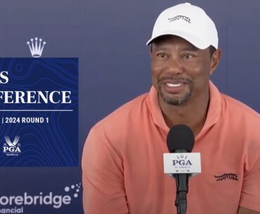 Tiger Woods Press Conference | 2024 PGA Championship Round 1