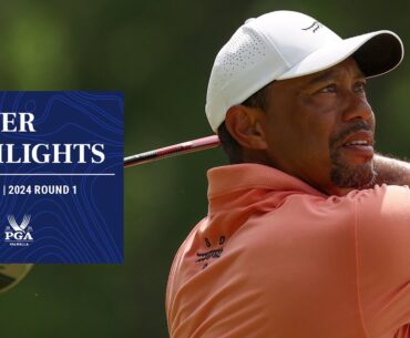 Tiger Woods Highlights | 2024 PGA Championship Round 1