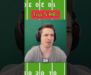 Top 5 RBs in the NFL #nfl #nflpodcast