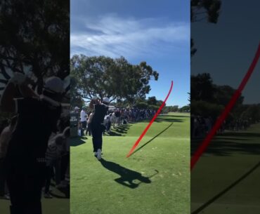 Patrick Reed Hits Stunning Tee Shot at Liv Golf Adelaide