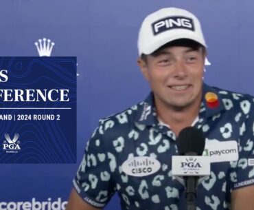 Viktor Hovland Press Conference | 2024 PGA Championship Round 2