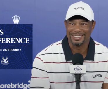 Tiger Woods Press Conference | 2024 PGA Championship Round 2