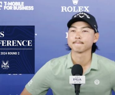 Min Woo Lee Press Conference | 2024 PGA Championship Round 2